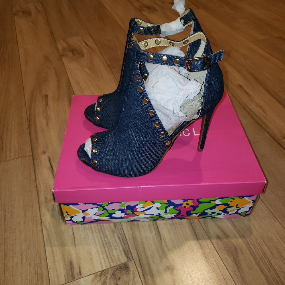 Denim Heels